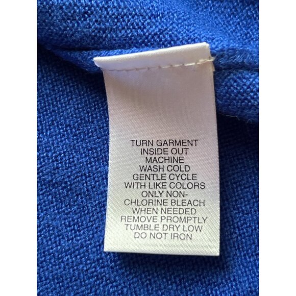 Designers Originals Blue Cardigan & Sweater Set Luxelon Acrylic Womens M - Picture 8 of 12